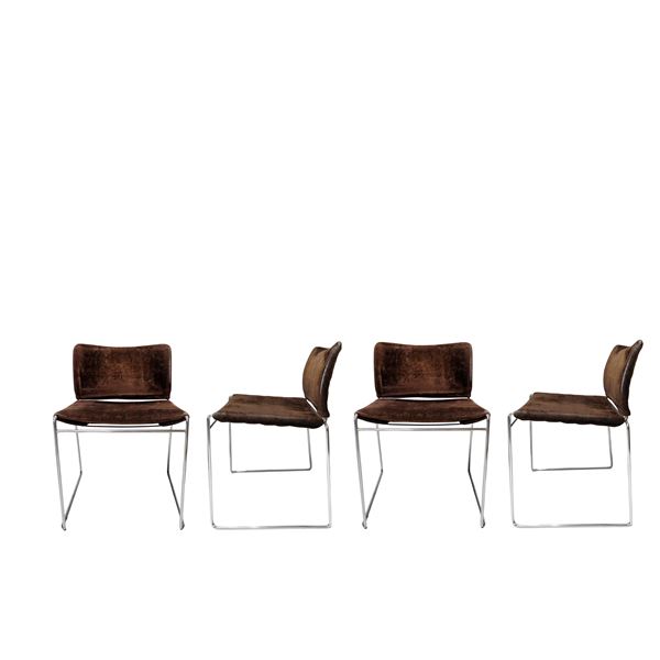Kazuide Takahama - N.4 chairs, "Jano" series