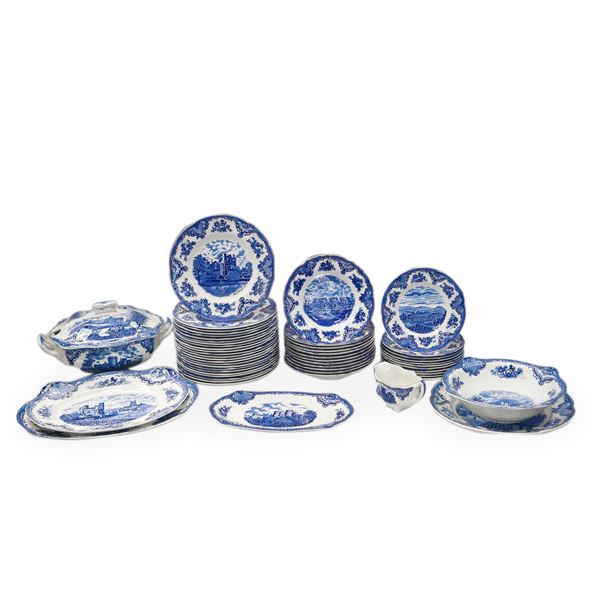 Johnson Bros England - Porcelain dinner service for 12