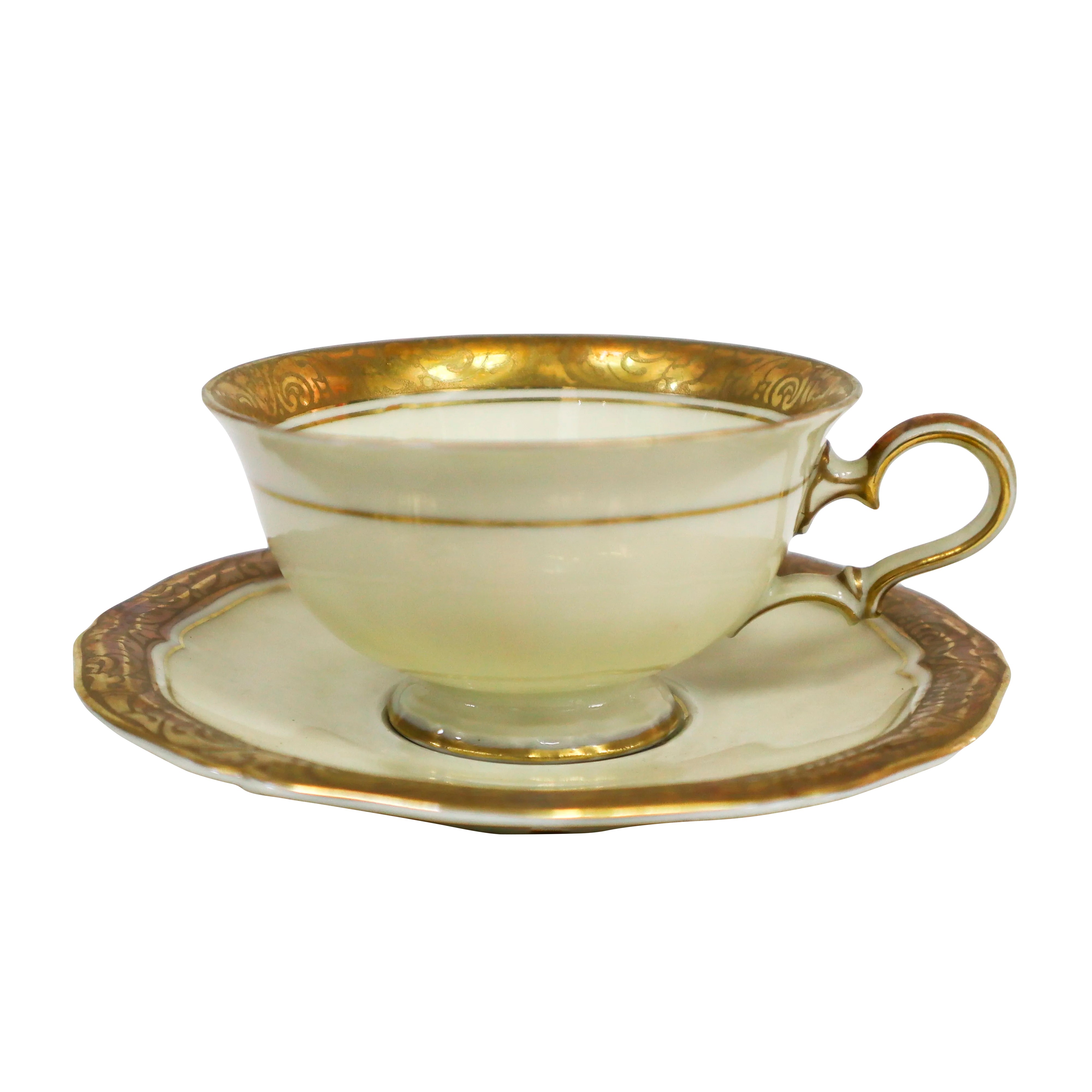 Servizio in porcellana da thè e caffè mod. Chippendale