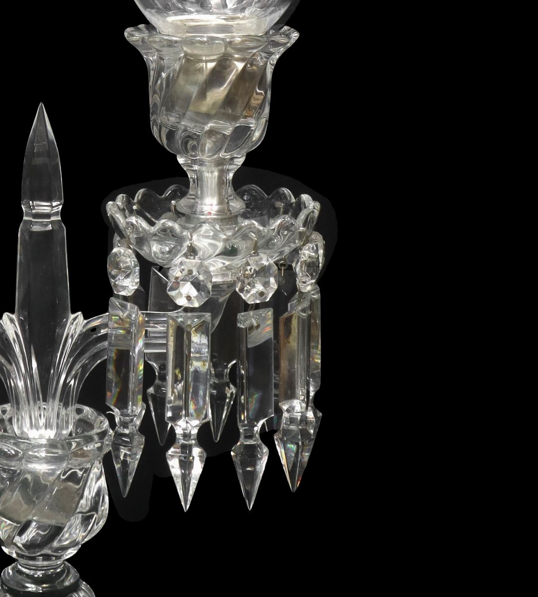 Baccarat - Candeliere in Cristallo a Due Luci