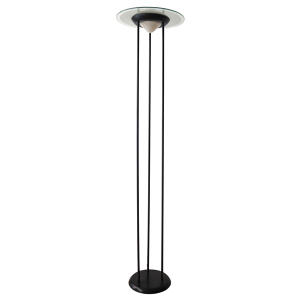 Disc diffuser floor lamp