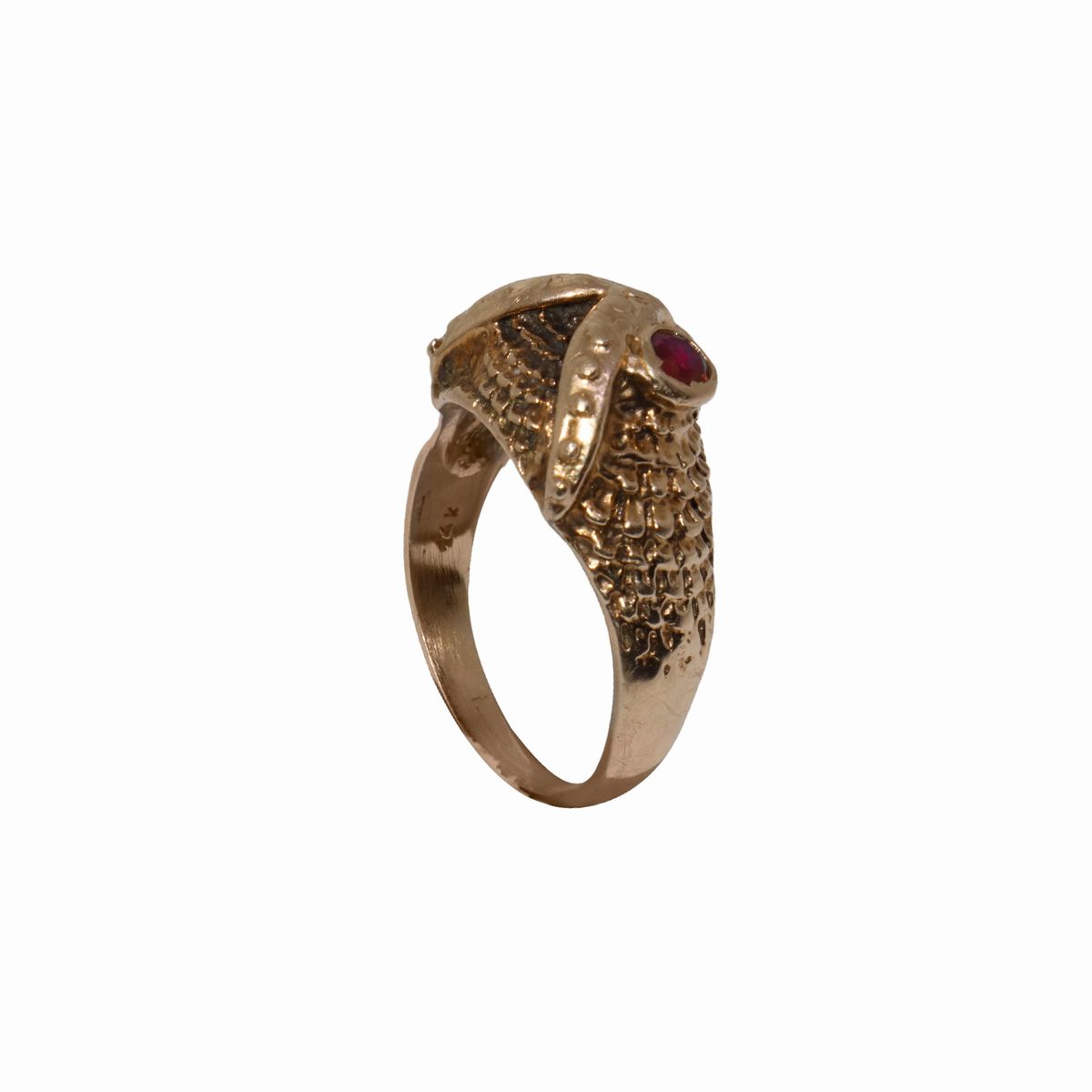 Anello Animalier a Testa di Gufo