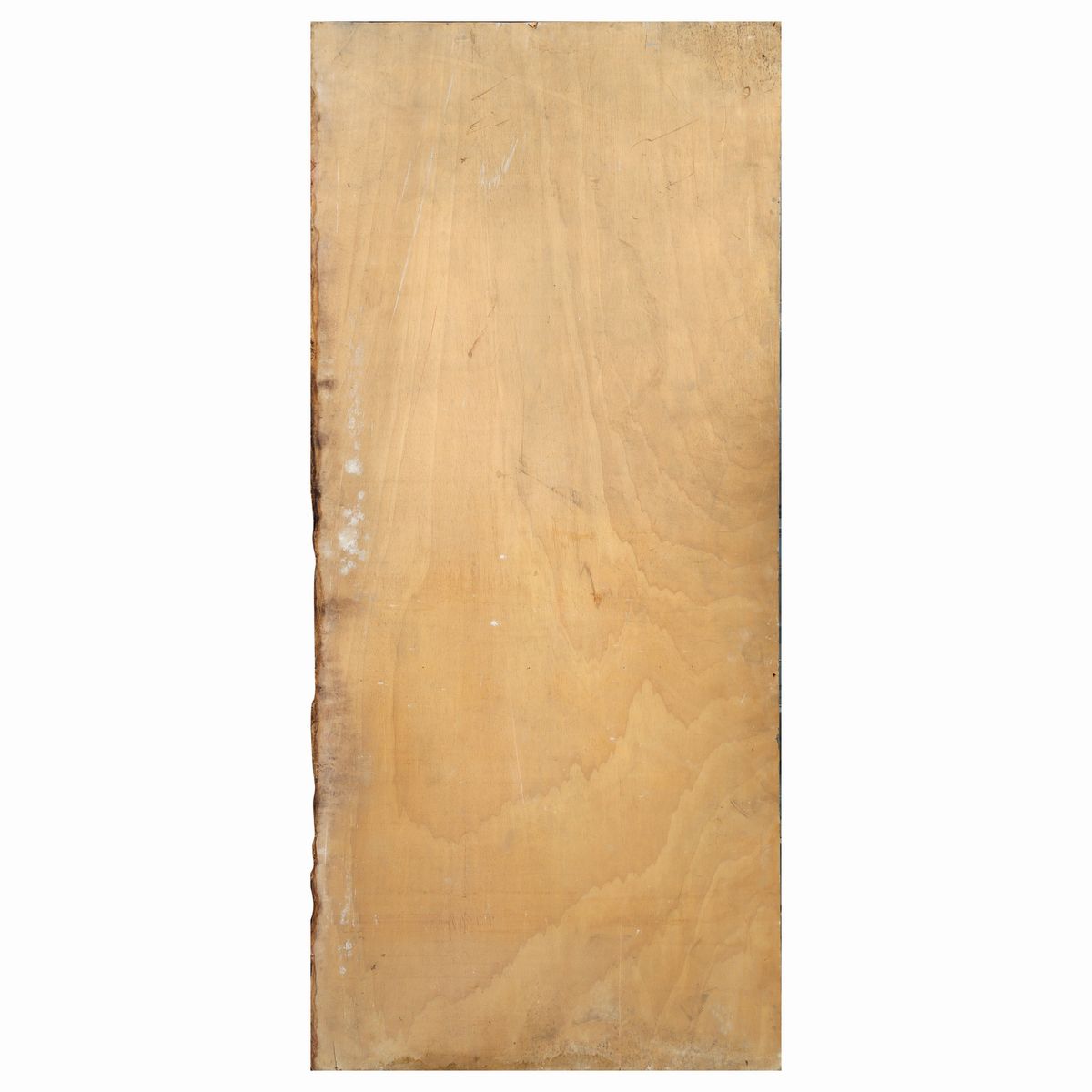 Grande Pannello in Legno con Raffigurazione di Nudo di Uomo