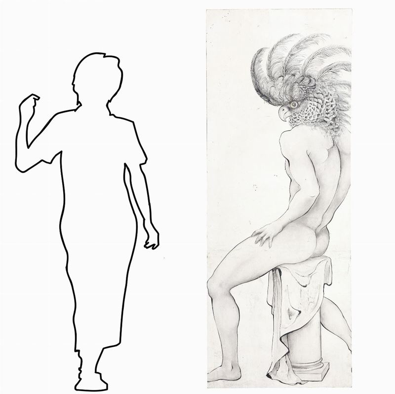 Nudo di Uomo / Pappagallo