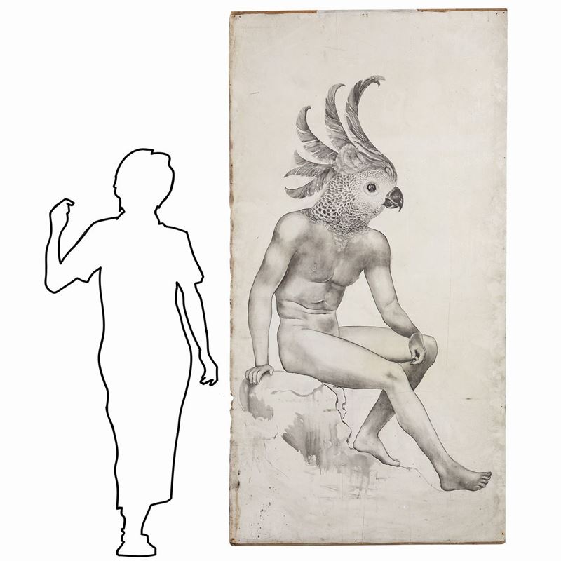 Nudo di Uomo / Pappagallo