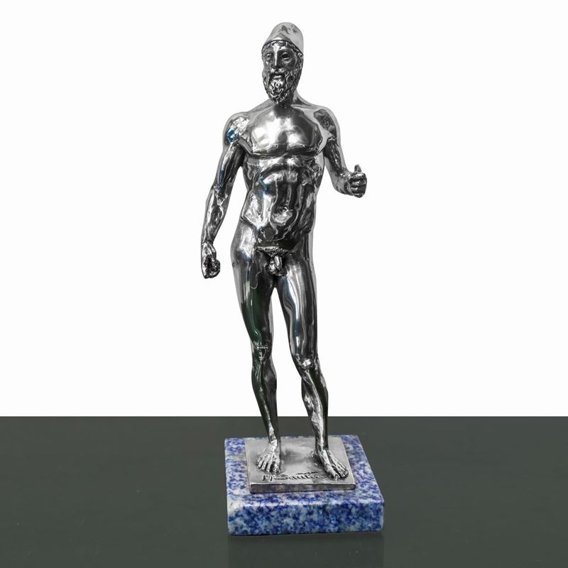 Bronzo di Riace, Rivestito in Bagno D'argento