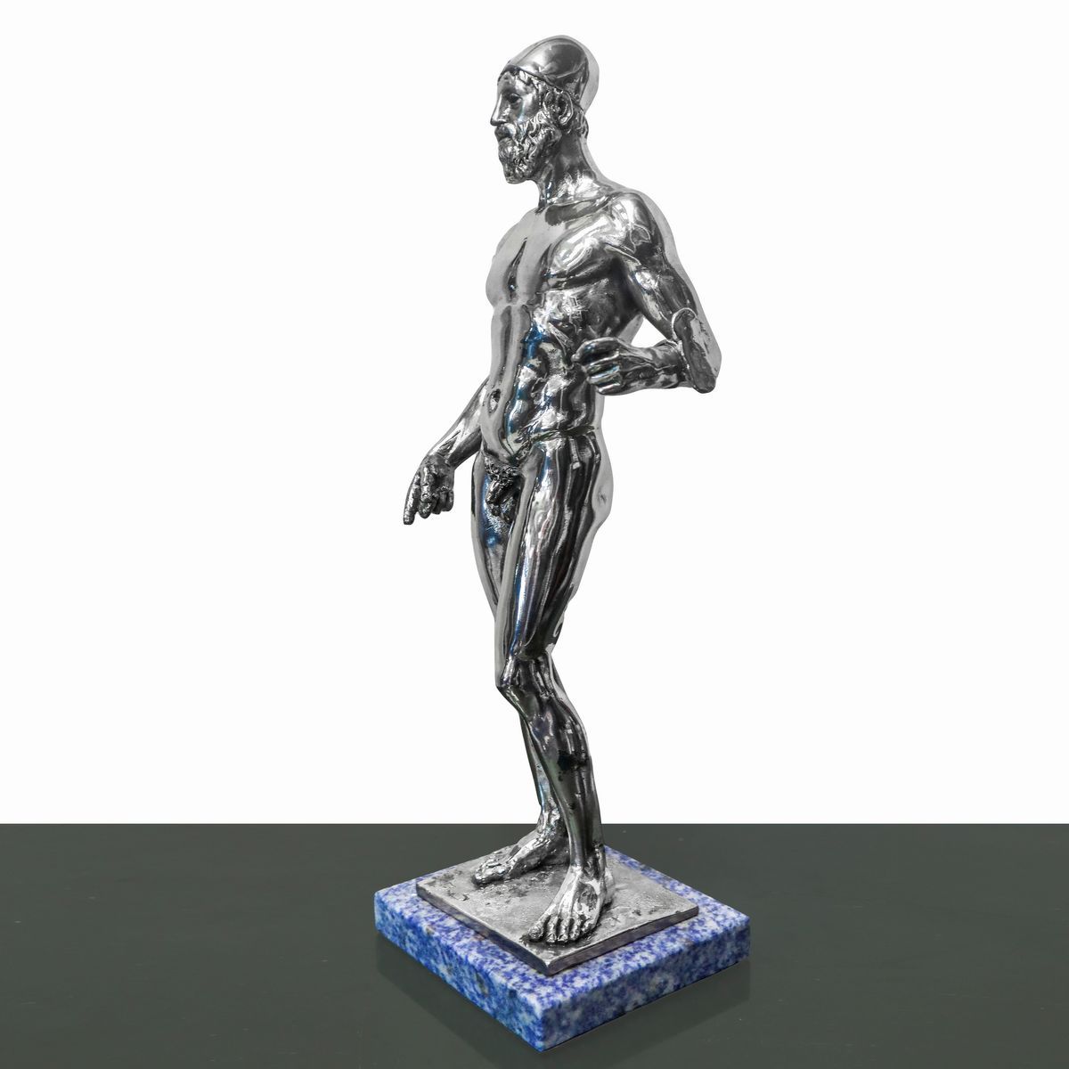 Bronzo di Riace, Rivestito in Bagno D'argento