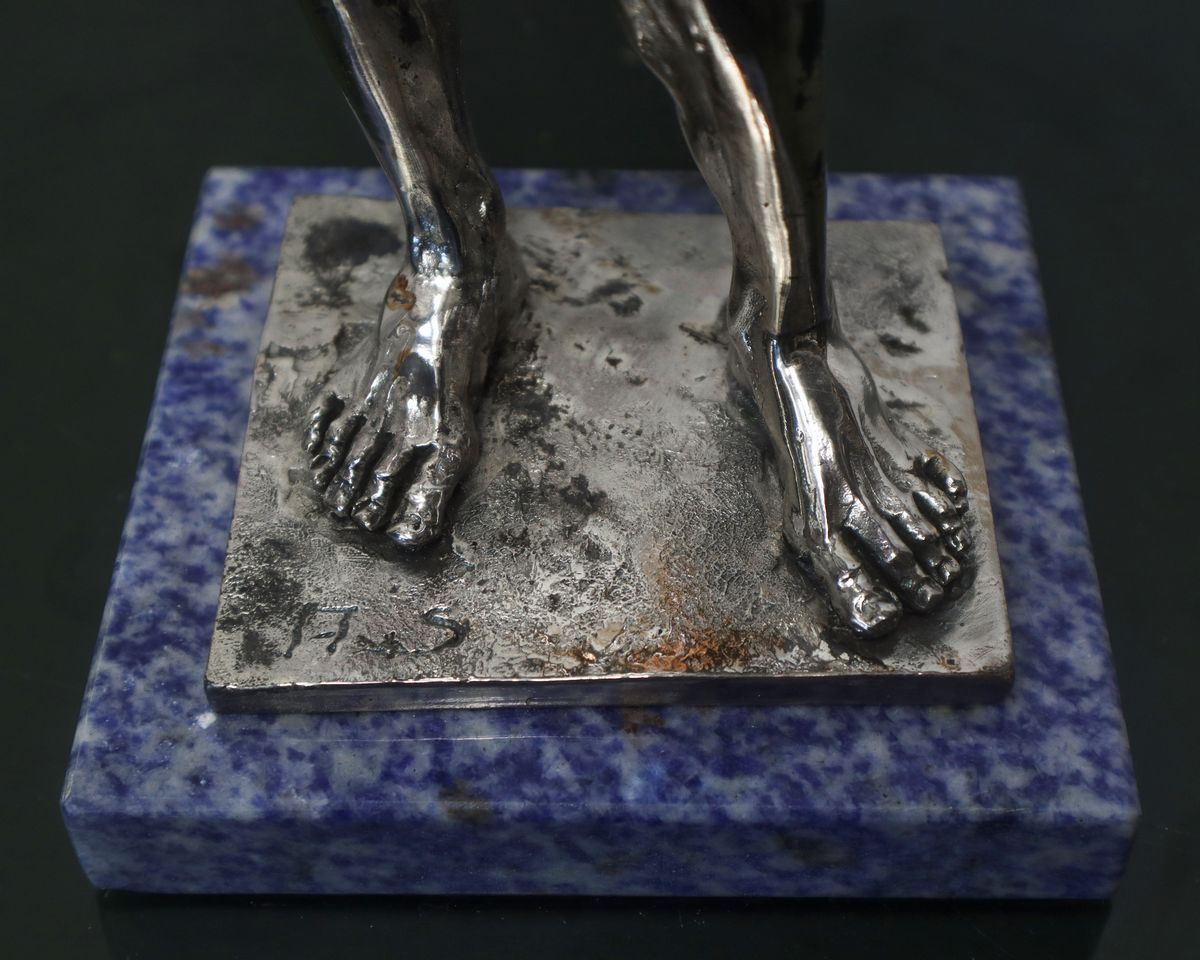 Bronzo di Riace, Rivestito in Bagno D'argento