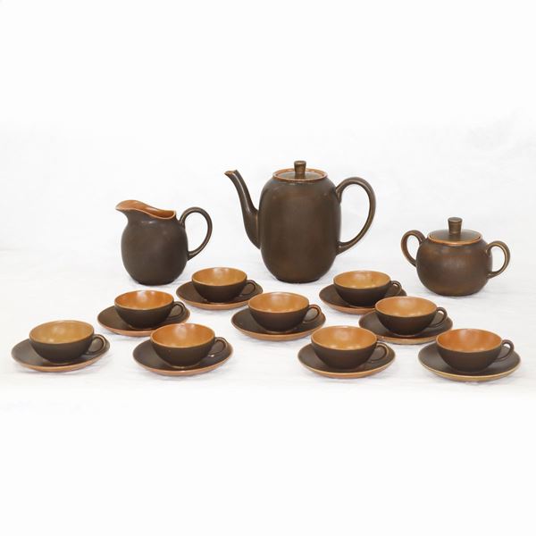 Richard Ginori - Tea service in shades of brown