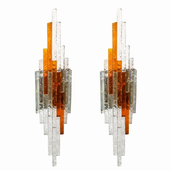 Poliarte - Poliarte, Pair of glass appliques