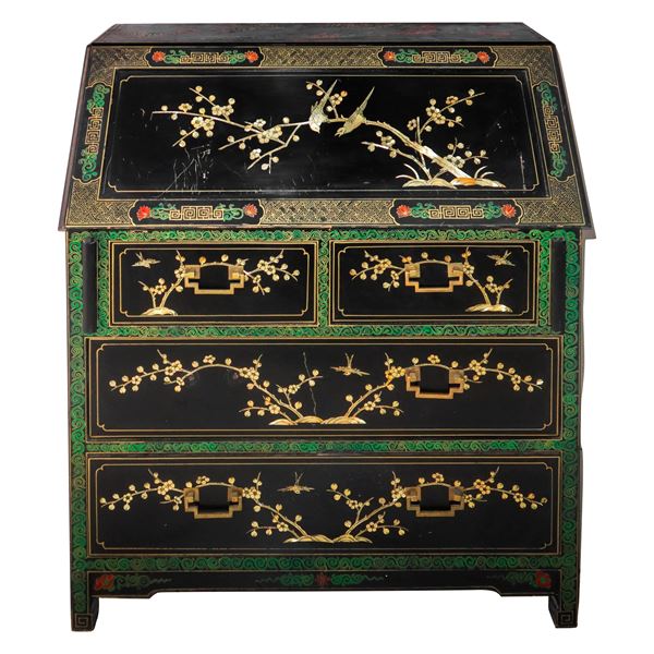 Chinese scriban chest of drawers