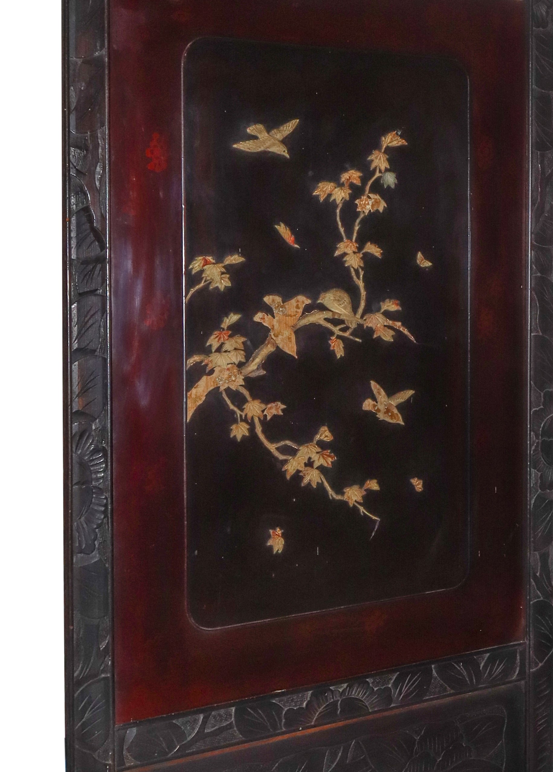 Paravento cinese a due ante