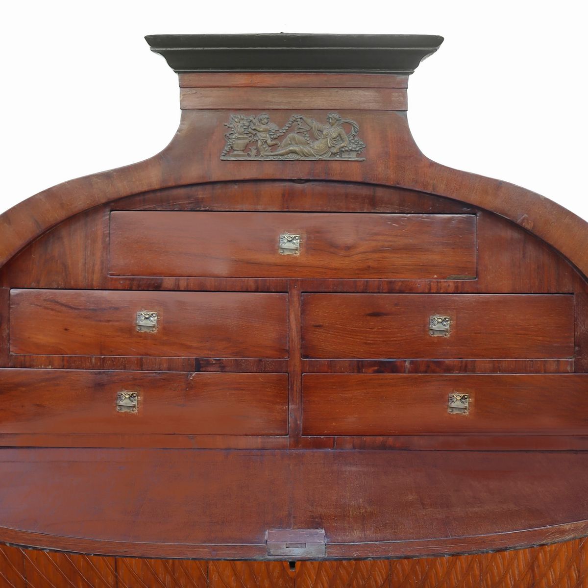 Sicilia, Inizi XIX (periodo Impero), Chiffonier in legno e osso scolpito