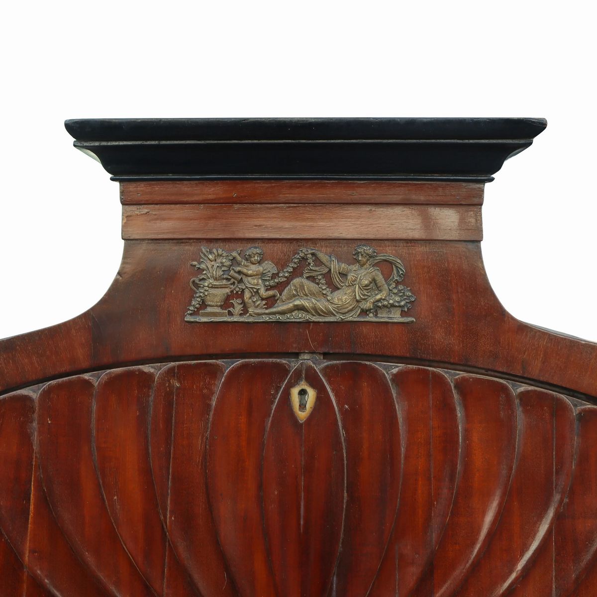 Sicilia, Inizi XIX (periodo Impero), Chiffonier in legno e osso scolpito