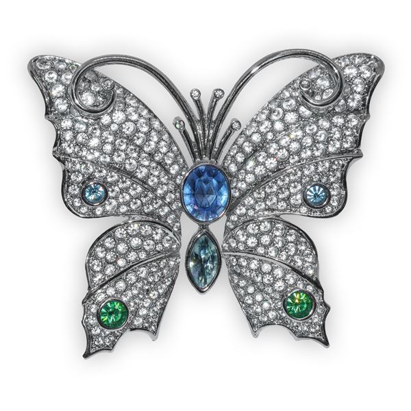 Swarovski - Spilla a forma di farfalla