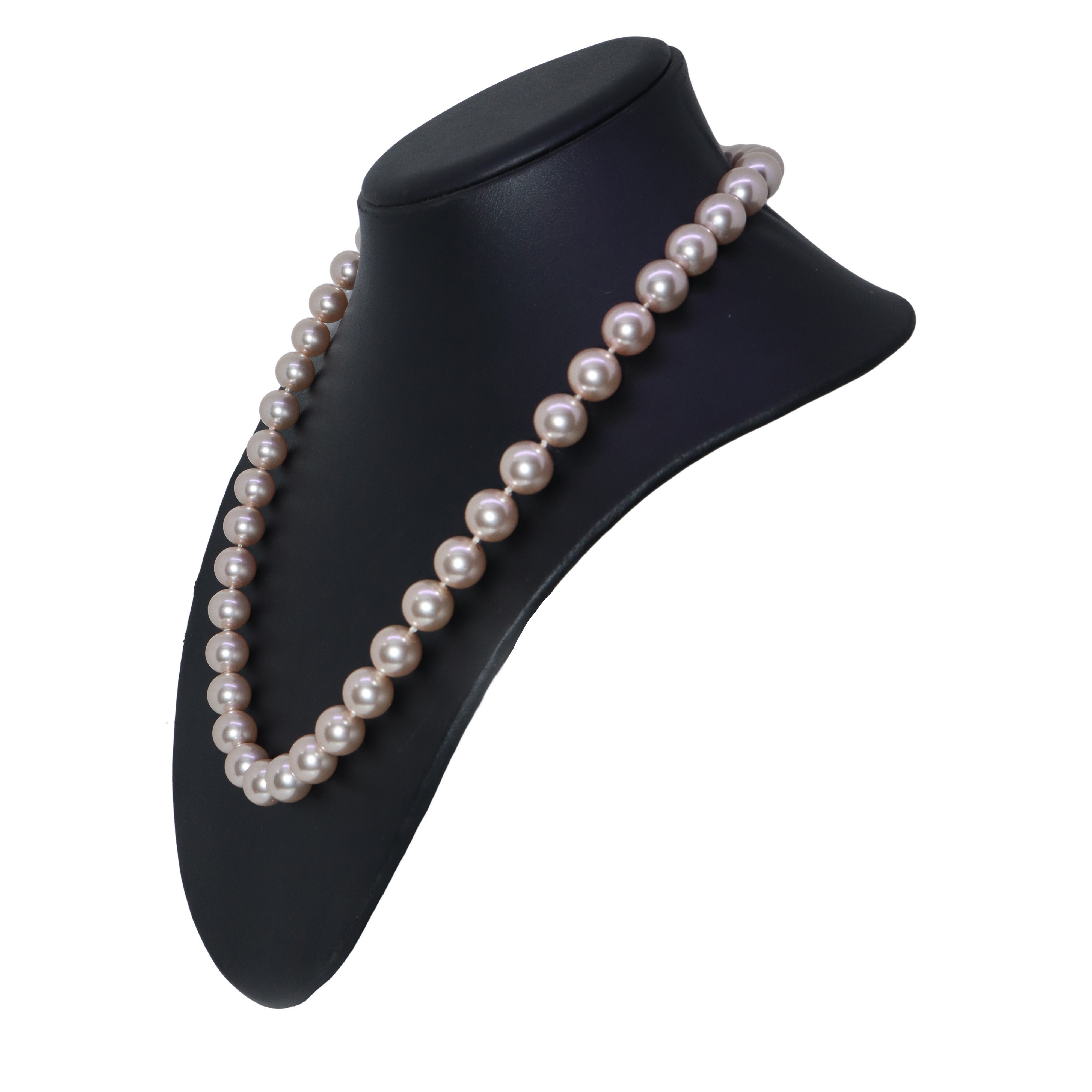 Collana con perle rosa