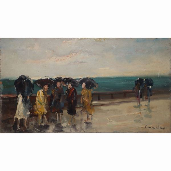 Francesco Di Marino - Giornata di pioggia sul lungo mare