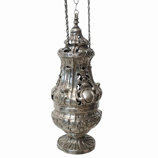 Silver censer, Palermo hallmark