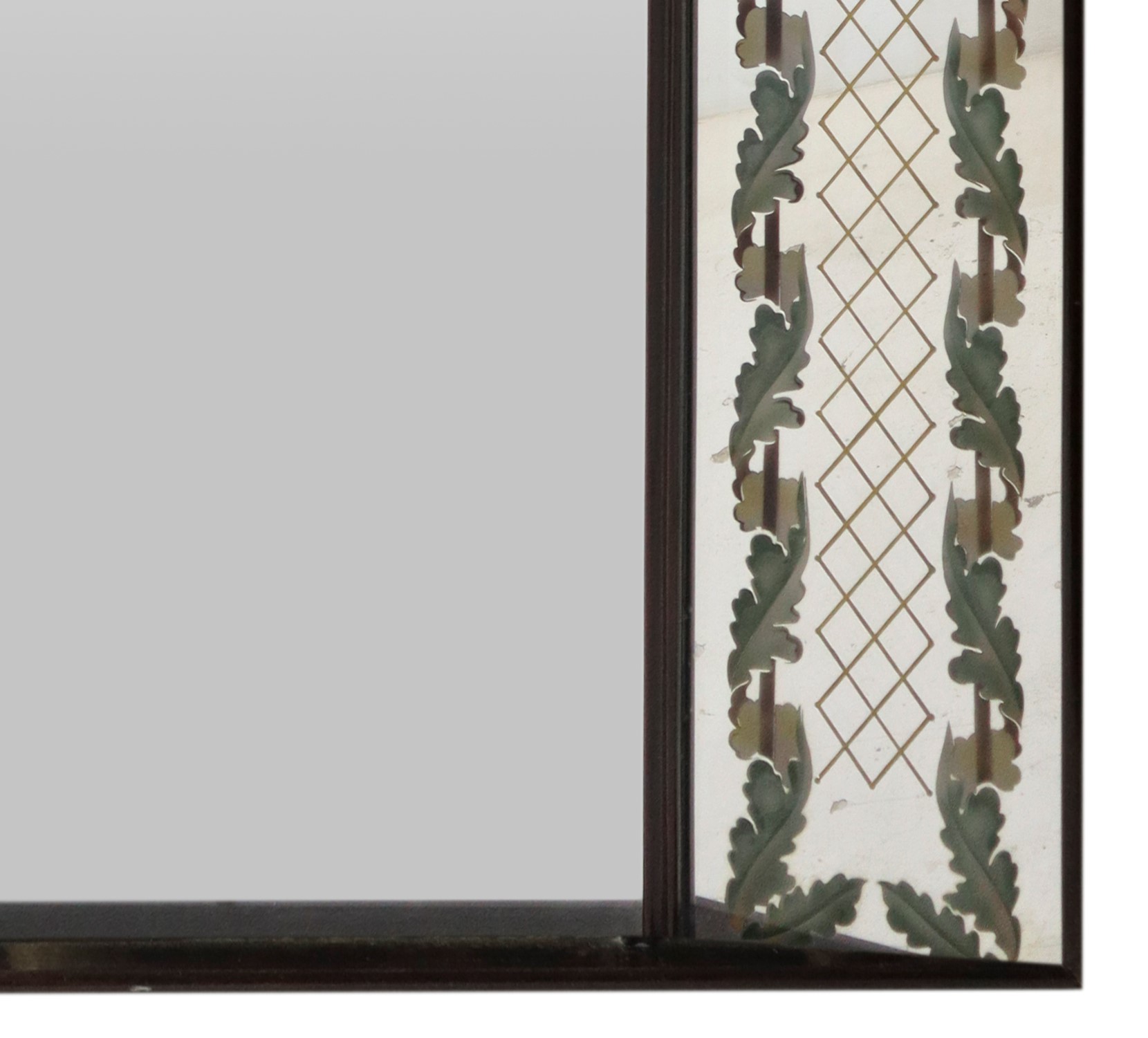 Luigi Brusotti - Mobile Bar / Credenza con Specchiera Decorata