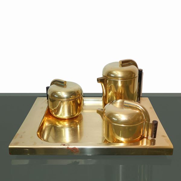 Brass coffee service