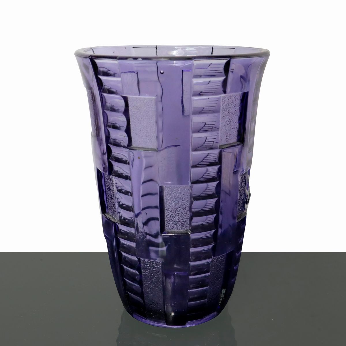 Charles Graffart - Vaso Marceau Serie Luxval nei Toni del Viola
