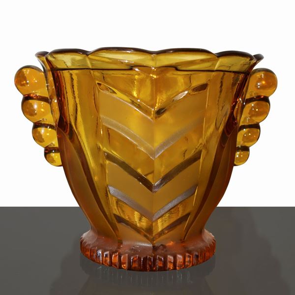 Vaso nei toni dell'ambra