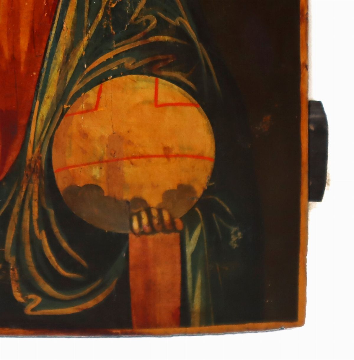 Icona su Tavola Raffigurante Cristo Pantocratore