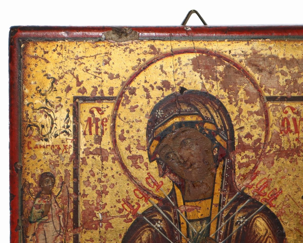 Icona Raffigurante Madonna dei Sette Dolori