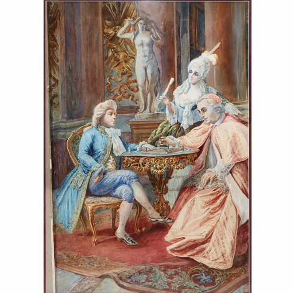 Andrea Landini - Cardinal playing chess