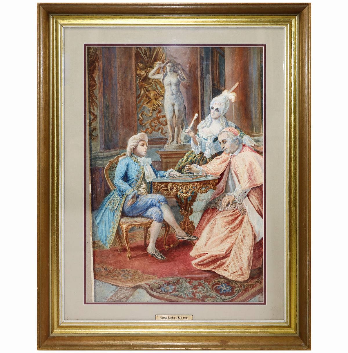 Andrea Landini - Cardinale che Gioca a Scacchi