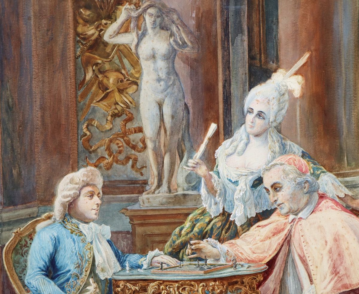 Andrea Landini - Cardinale che Gioca a Scacchi