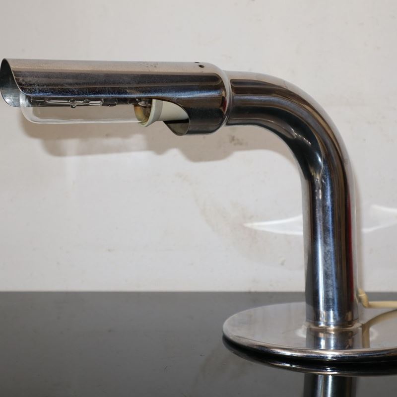 Ingo Maurer per Design M - Lampada in Metallo Cromato Modello "gulp"
