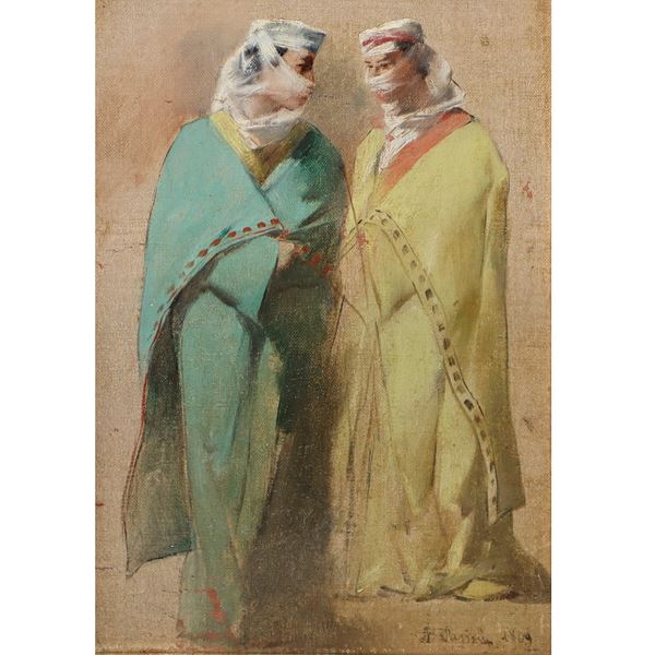 Women in oriental dresses