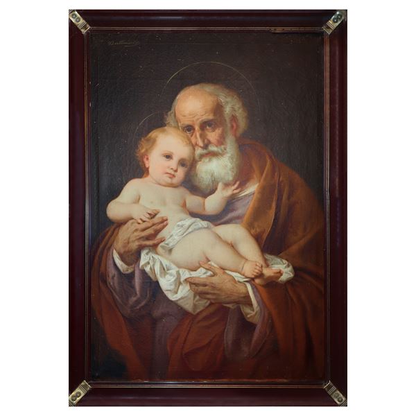 Giuseppe Bertini - S.Giuseppe con Bambino