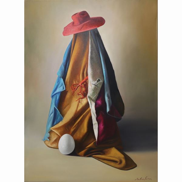 Antonio Sciacca - Drapery, coral and egg