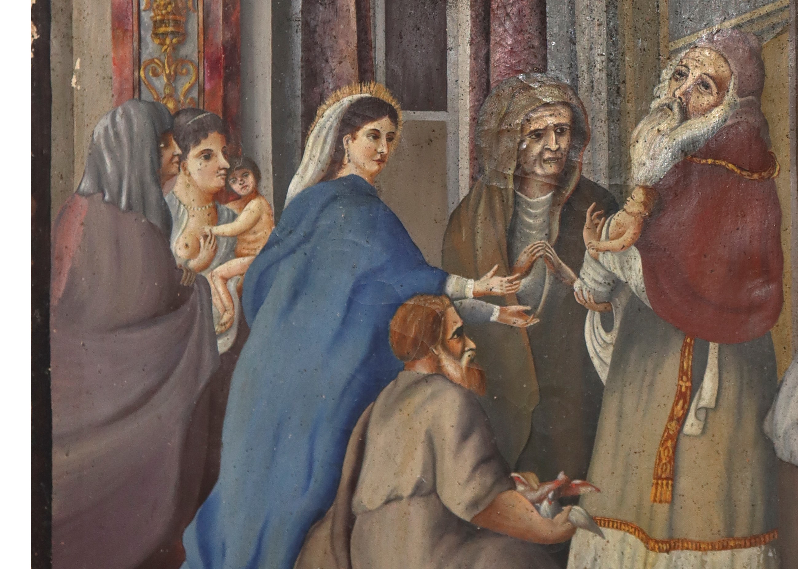 Presentazione di Gesù al tempio con San Giuseppe, Maria e Sant'Anna