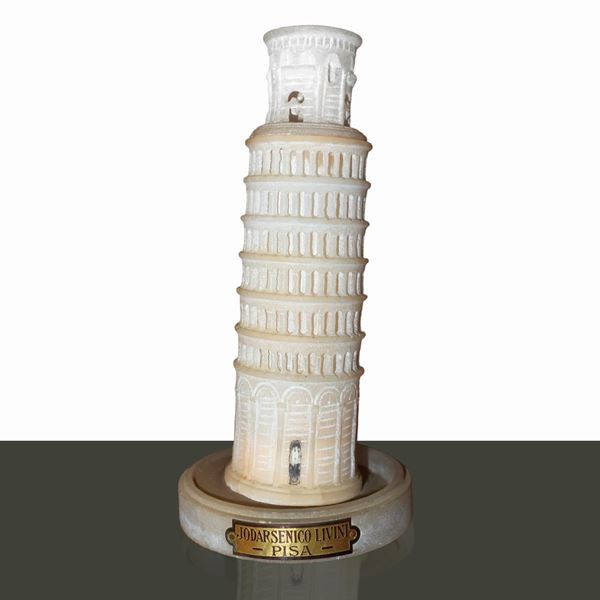 Tower of Pisa candle holder