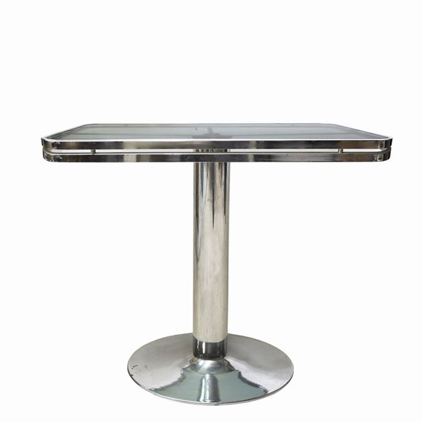 Prod. Allegri - Console table, structure in steel and glass