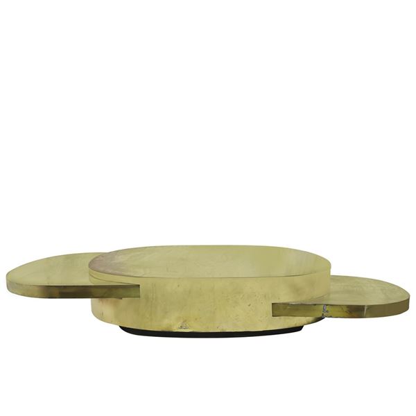 Gabriella Crespi - Iconic coffee table mod. Extendable ellipse