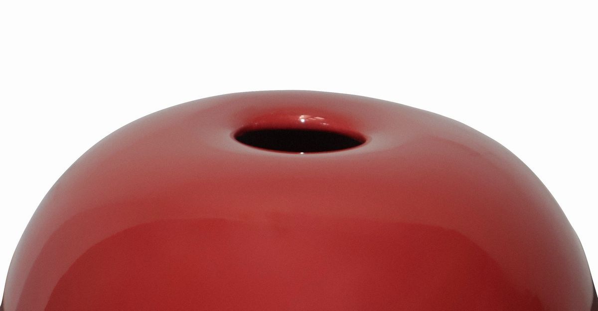 Ceramica Gabbianelli - Vaso a Palla Rosso