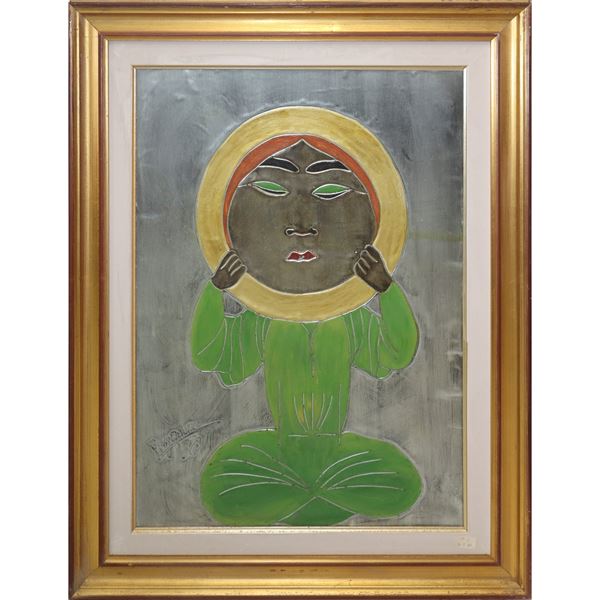 Piero Gianuzzi - Character in green dress