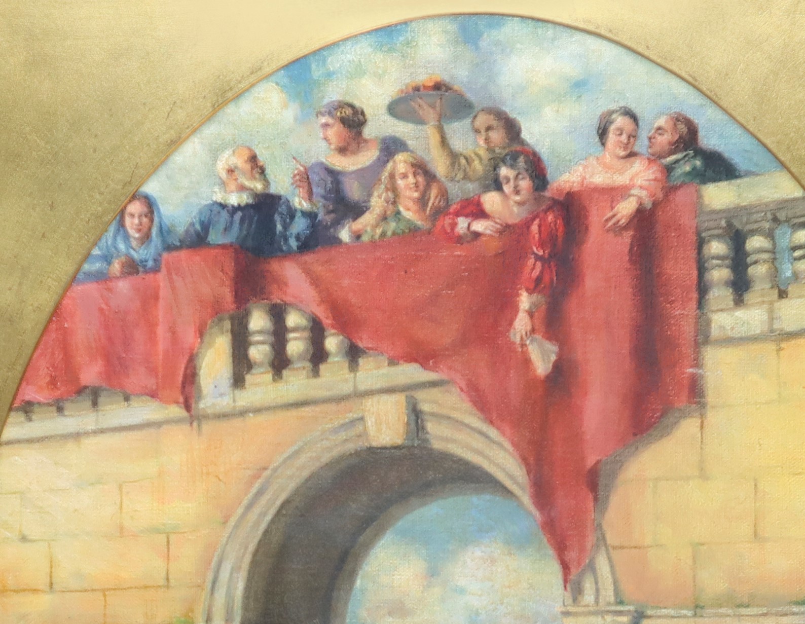 Cavaliere e Donne al Balcone
