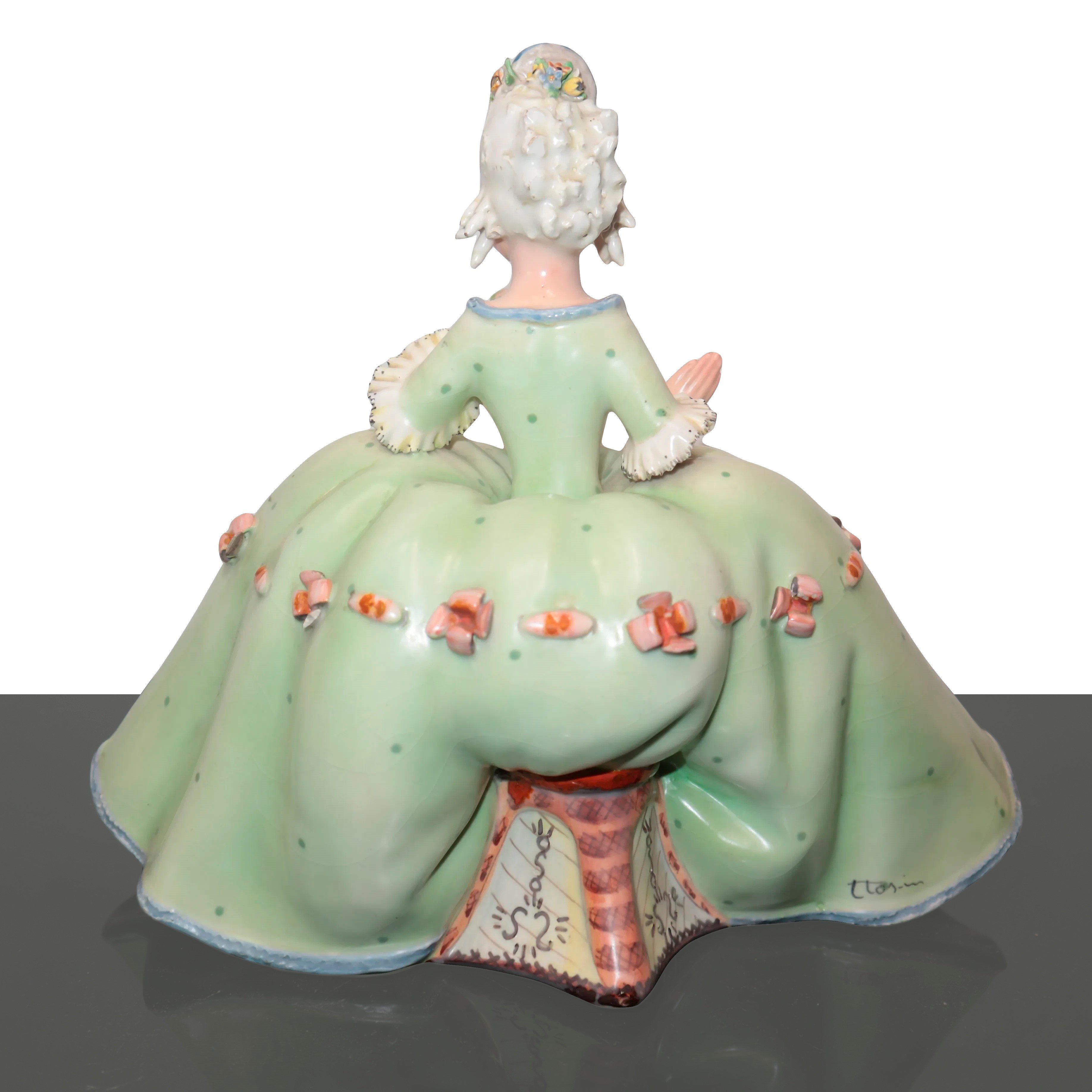 Tarcisio Tosin T.tosin "la Freccia" - Damina in Ceramica