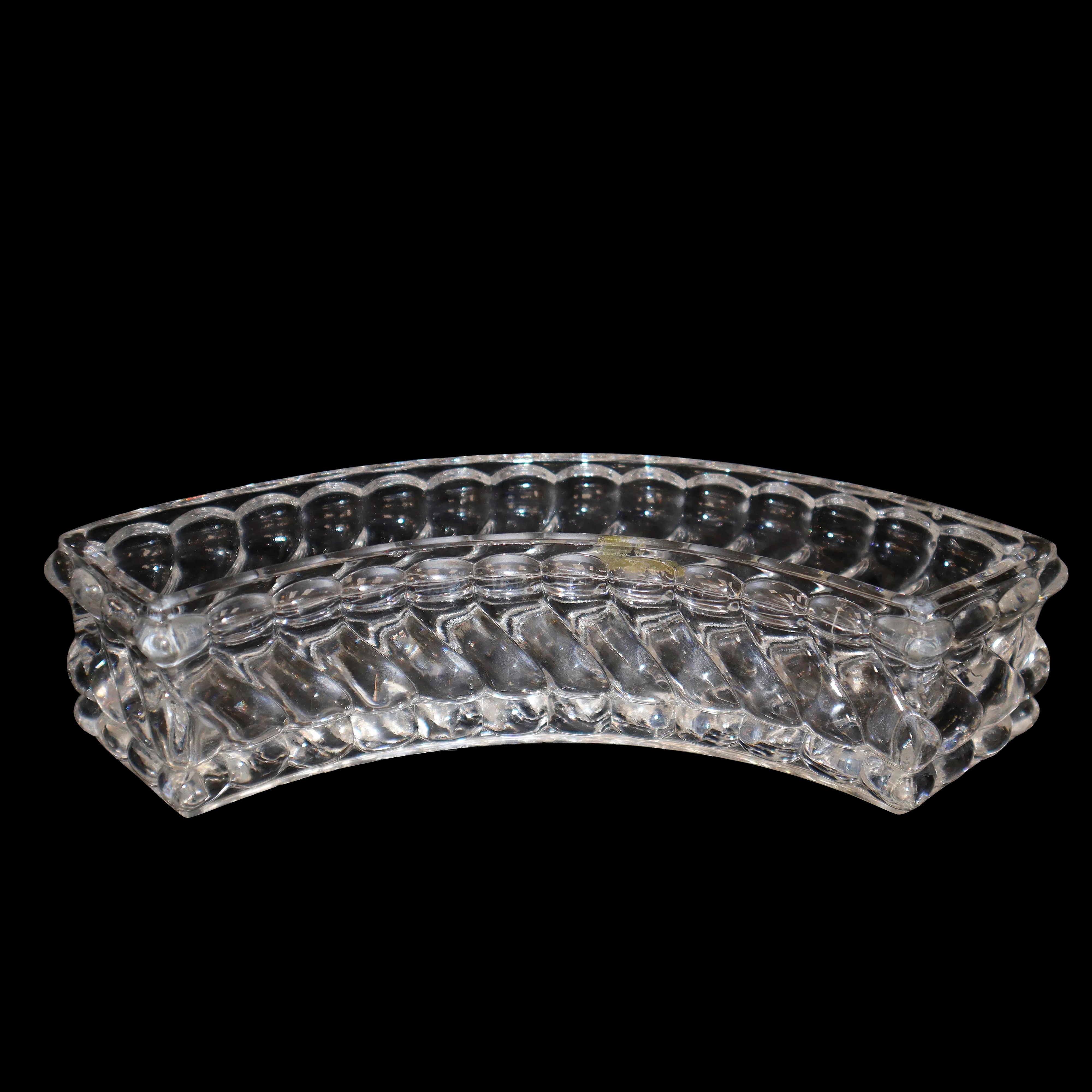 Surtout de Table, centrotavola in cristallo Baccarat composto da N. 10 elementi, giardino da tavo...