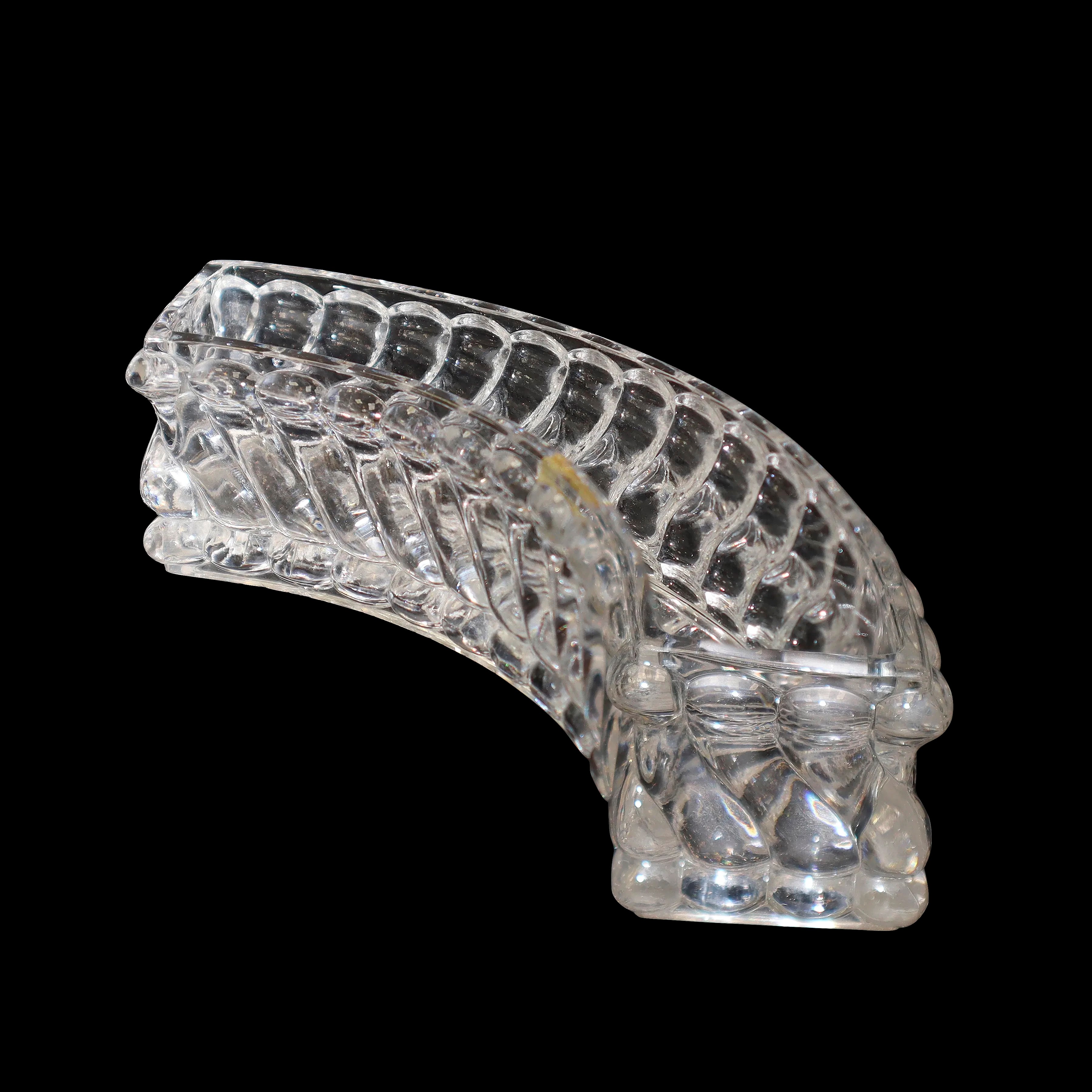 Surtout de Table, centrotavola in cristallo Baccarat composto da N. 10 elementi, giardino da tavo...