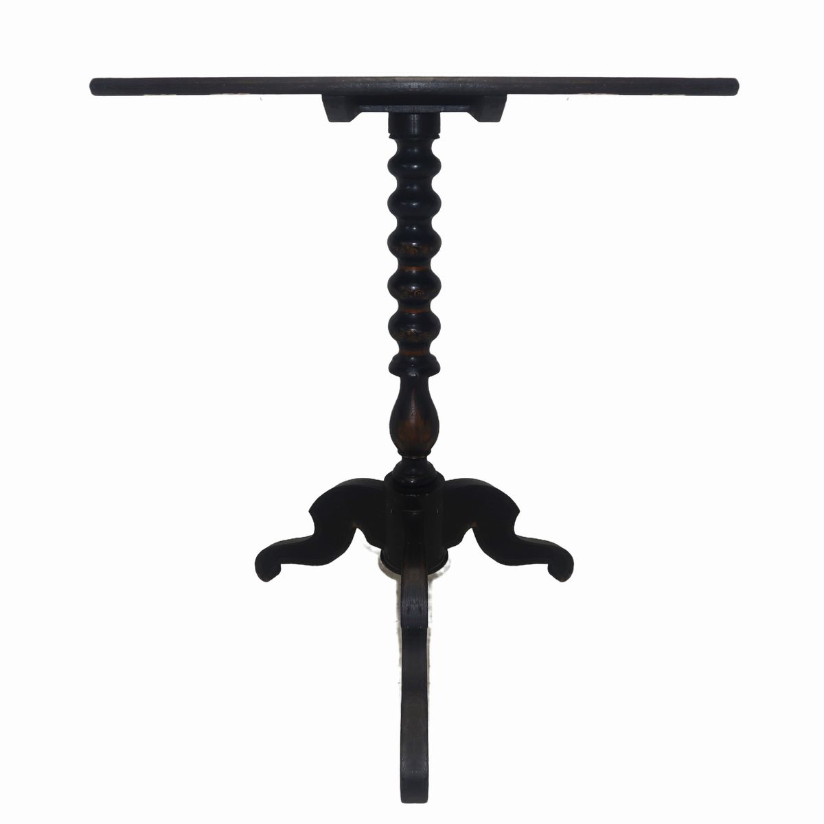 Tavolino in Legno Ebanizzato Nero