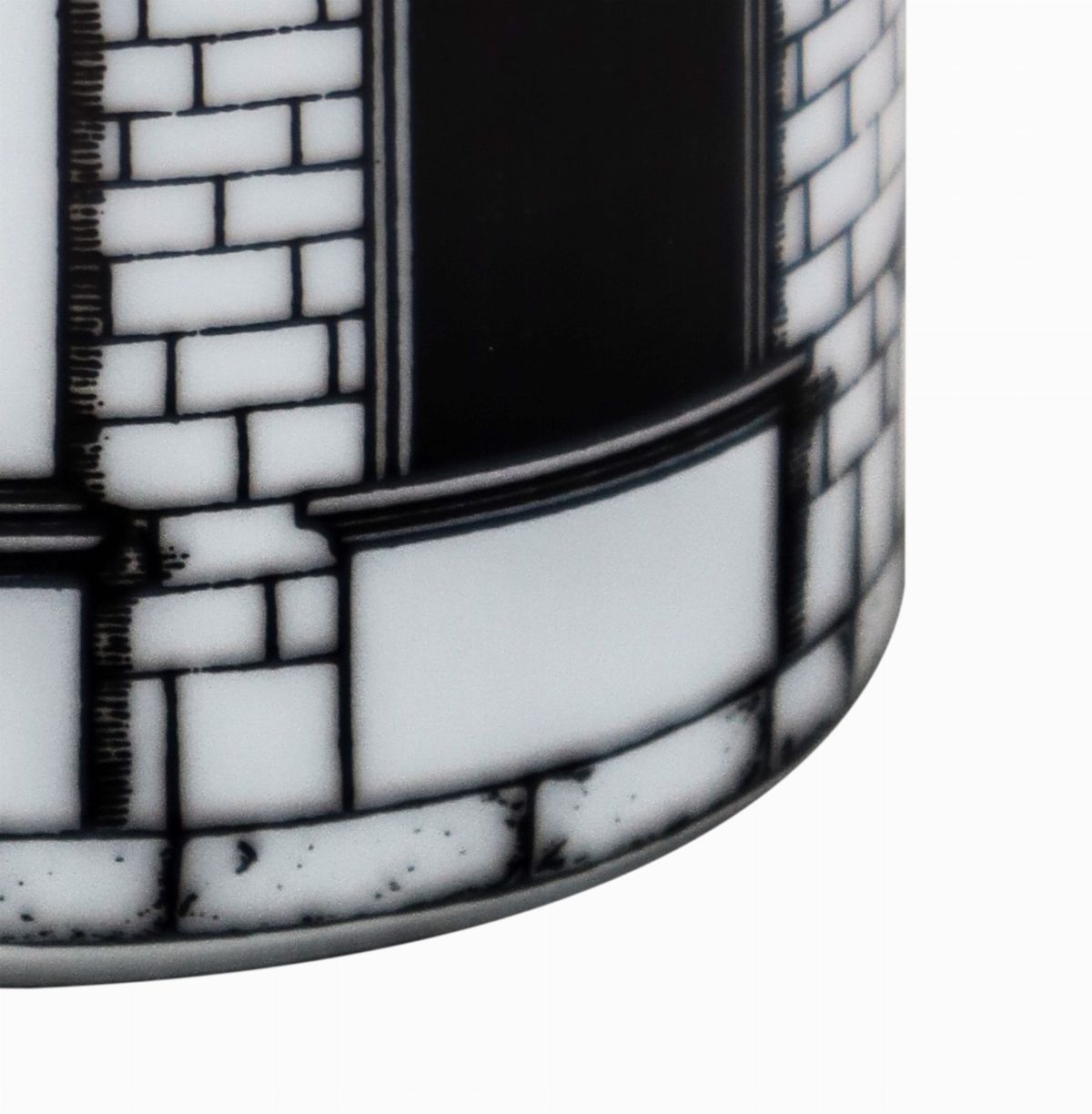 Piccolo Portacandele in Porcellana, Decoro Palladiana. Piero Fornasetti per Rosenthal