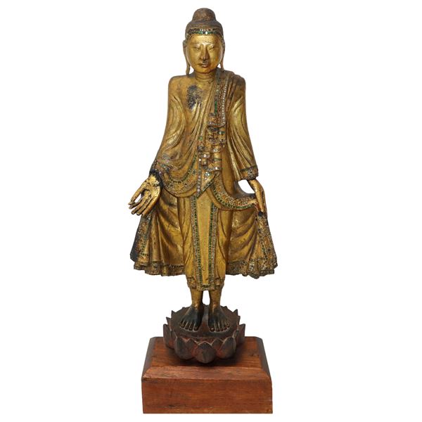 Buddah in legno birmano