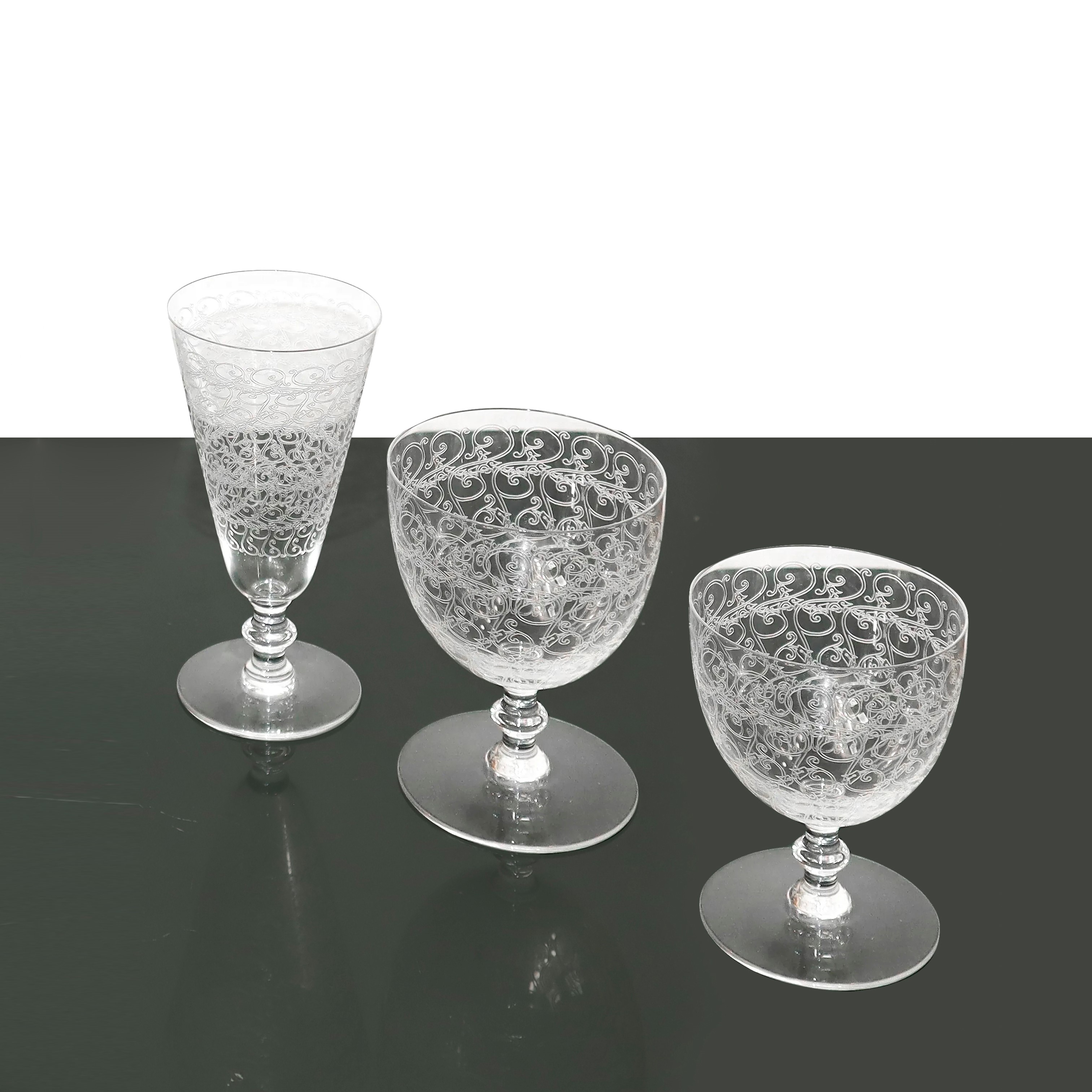 Baccarat France - Servizio Bicchieri Modello Rohan