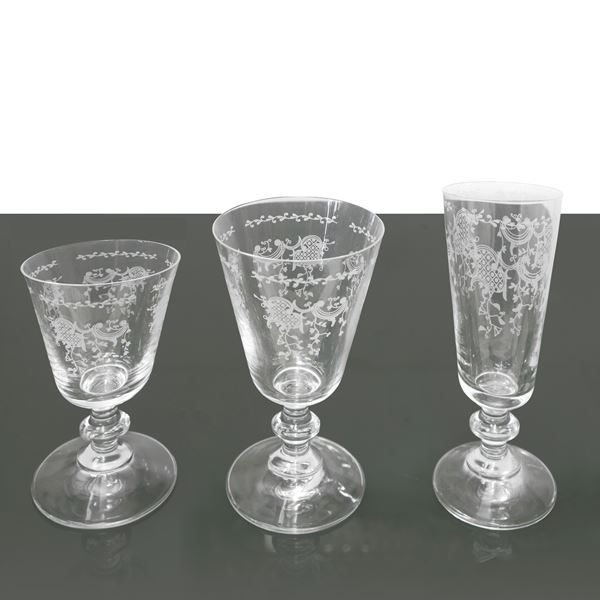 Crystal service, Pattern Massenet